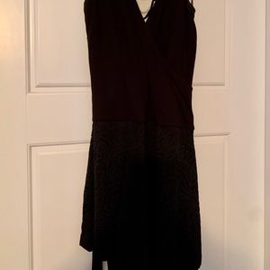 Black sleeveless Cache shorts jumpsuit